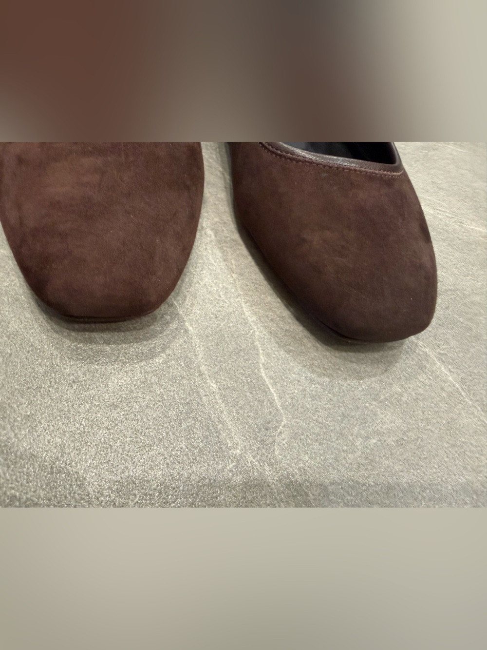New Veronica Beard Ellie Suede Flat in Color Espresso retail $375 size 8.5 - Picture 6 of 13